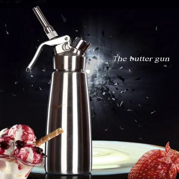 500ml Cream Gun Siphon Whipped Cream Dispenser Cream Foaming Gun Kitchen Accessories Tools Nozzle whipped cream Kitchen Tools - Image 2