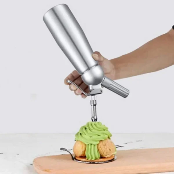 Foaming Gun 500/1000ml Cream Chantilly Cream Kitchen Tools Cream Accessories Whipped Gun Siphon Pure Dispenser nozzle Aluminum - Image 2