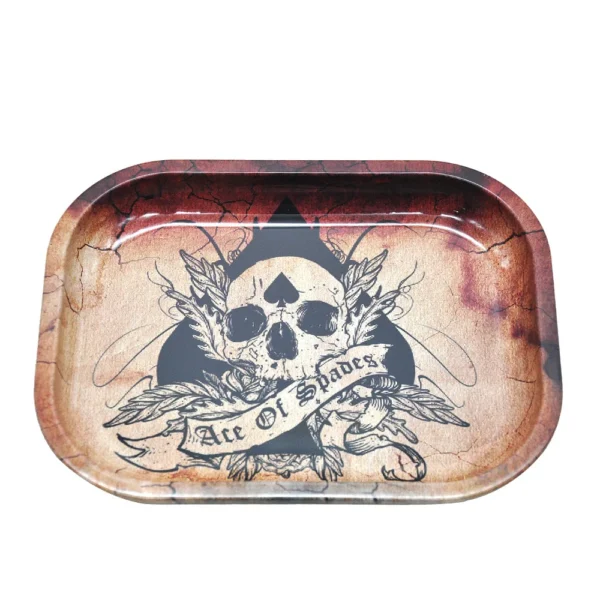 Herb Tobacco Rolling Tray Cigarette Rolling Papers Tray Cigarette Smoking Tray Herb Tobacco Storage Plate Tobacco Grinder Tray - Image 3